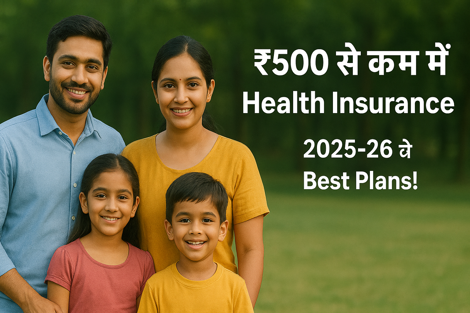 ₹500 से कम में Health Insurance — 2025-26 के Best Plans!