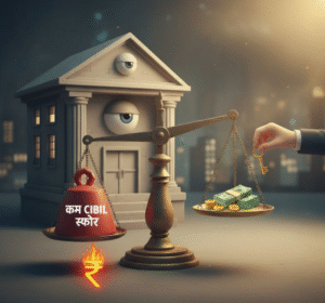 "कम CIBIL स्कोर पर पर्सनल लोन कैसे लें।"