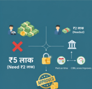 "कम CIBIL स्कोर पर पर्सनल लोन कैसे लें।"